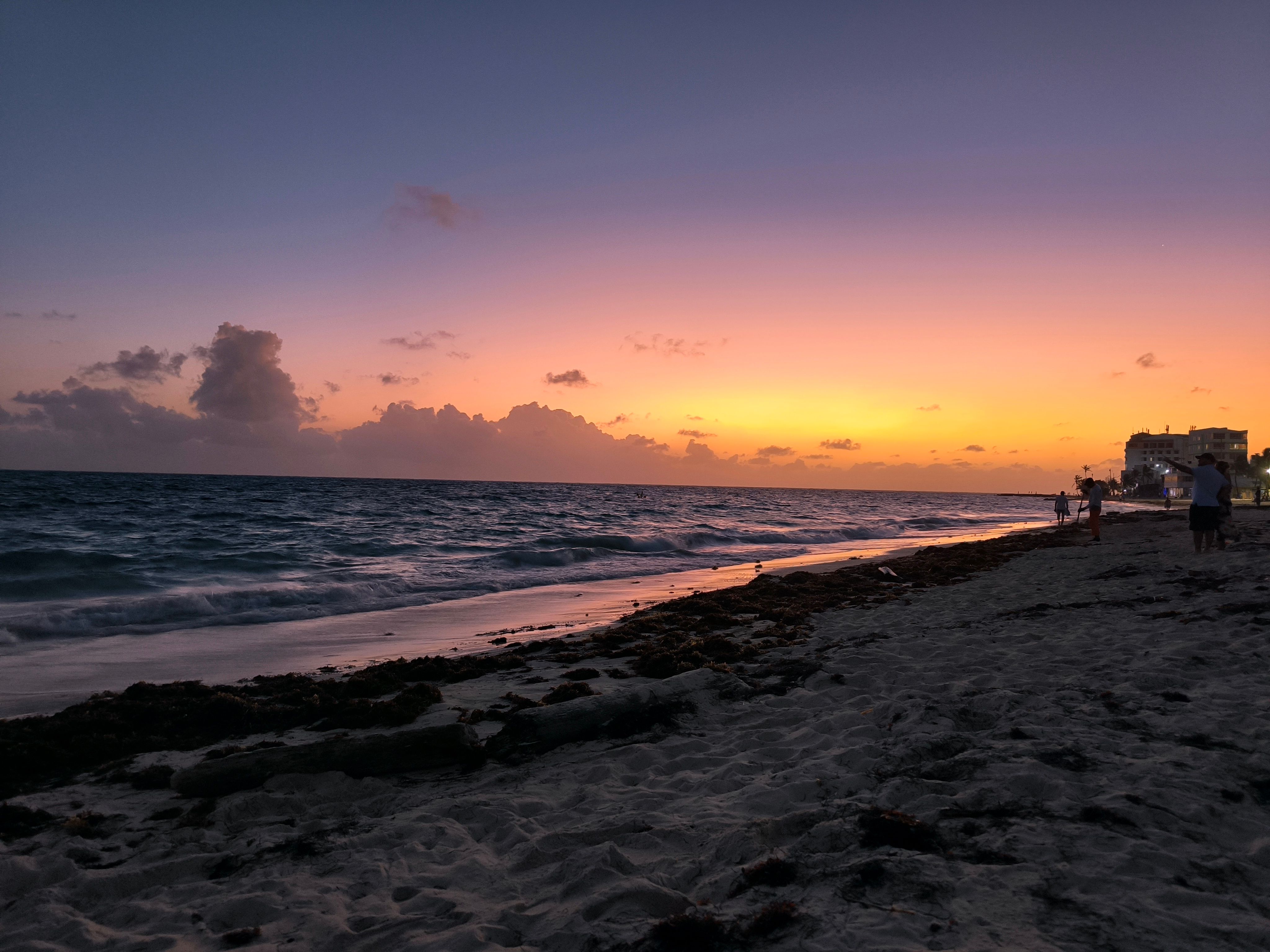 A final sunrise before heading back to the mainland.