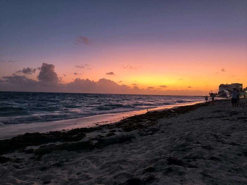 A final sunrise before heading back to the mainland.
